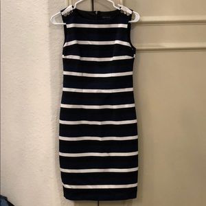 Knee length office dress